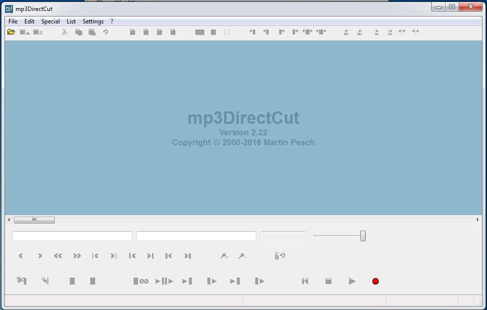 برنامج mp3DirectCut لتعديل وتقطيع ملفات الصوت والموسيقى